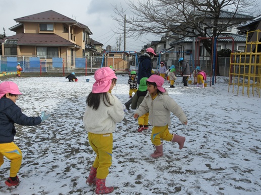 最近の雪遊び